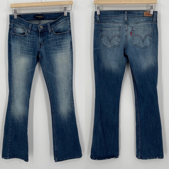 Levi's Denim - Levi’s 524 Too Superlow Jeans juniors size 3M Medium wash stretch bootcut